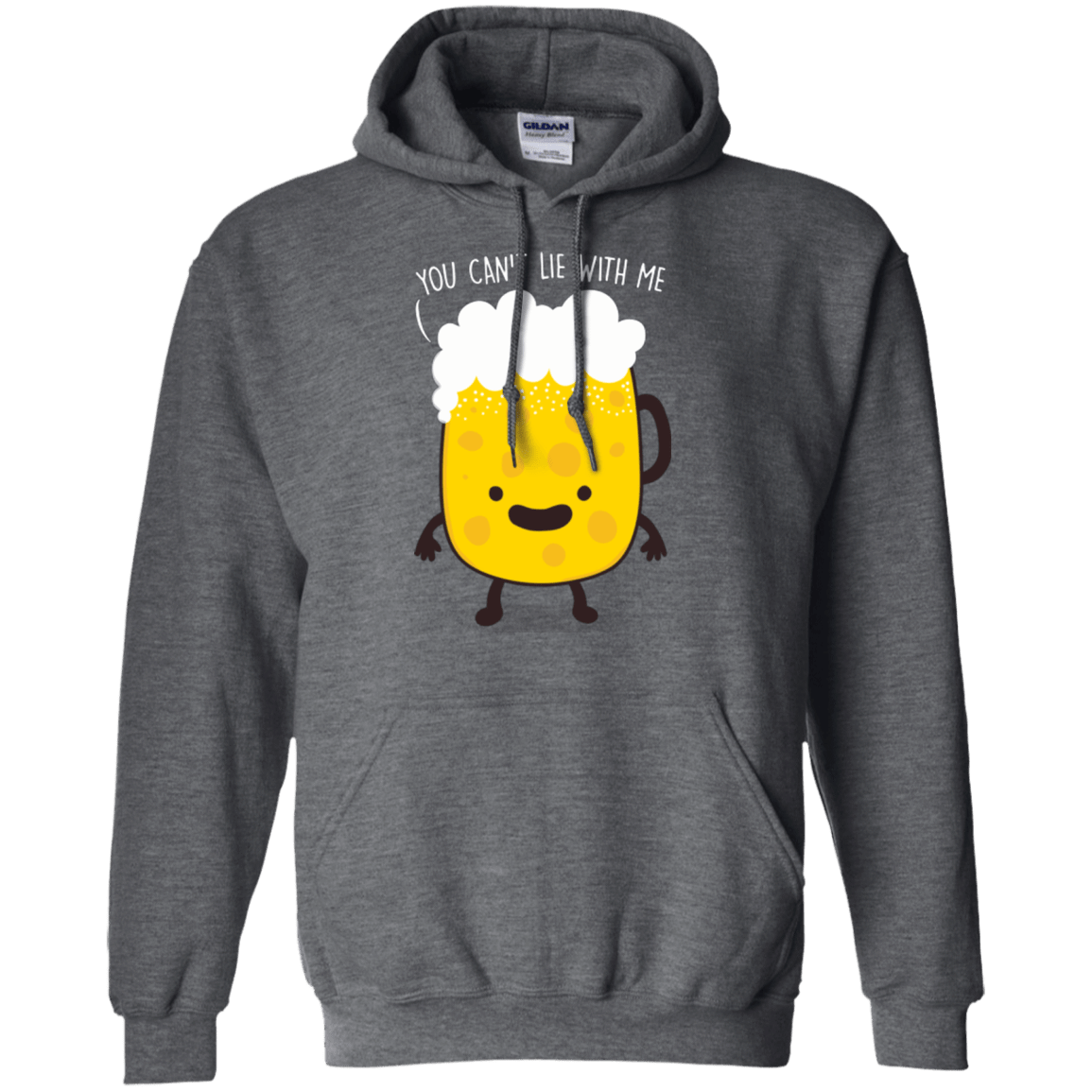 Sweatshirts Dark Heather / Small Beerfull Pullover Hoodie