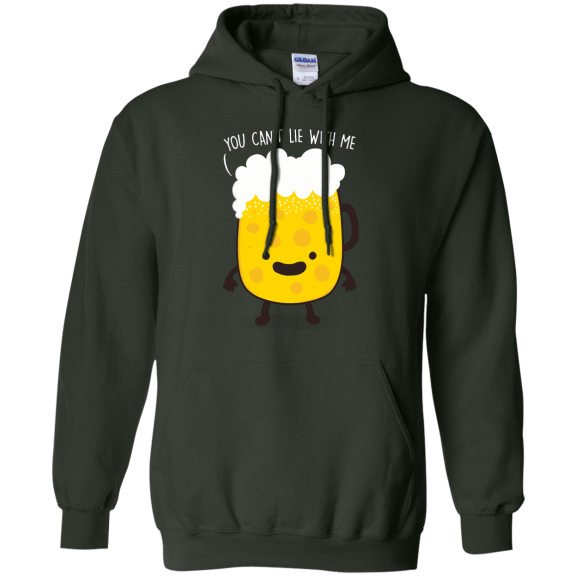 Sweatshirts Forest Green / Small Beerfull Pullover Hoodie