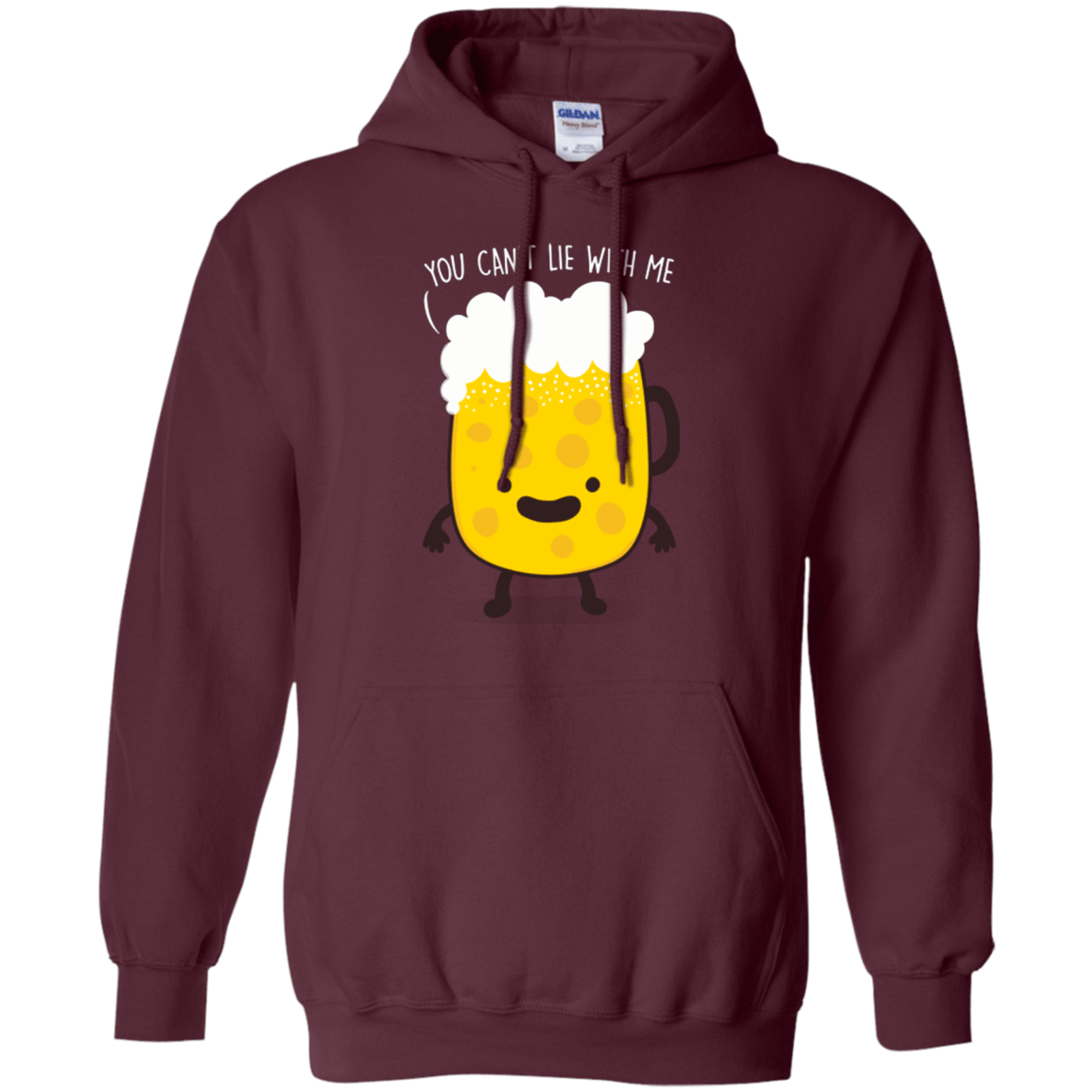 Sweatshirts Maroon / Small Beerfull Pullover Hoodie