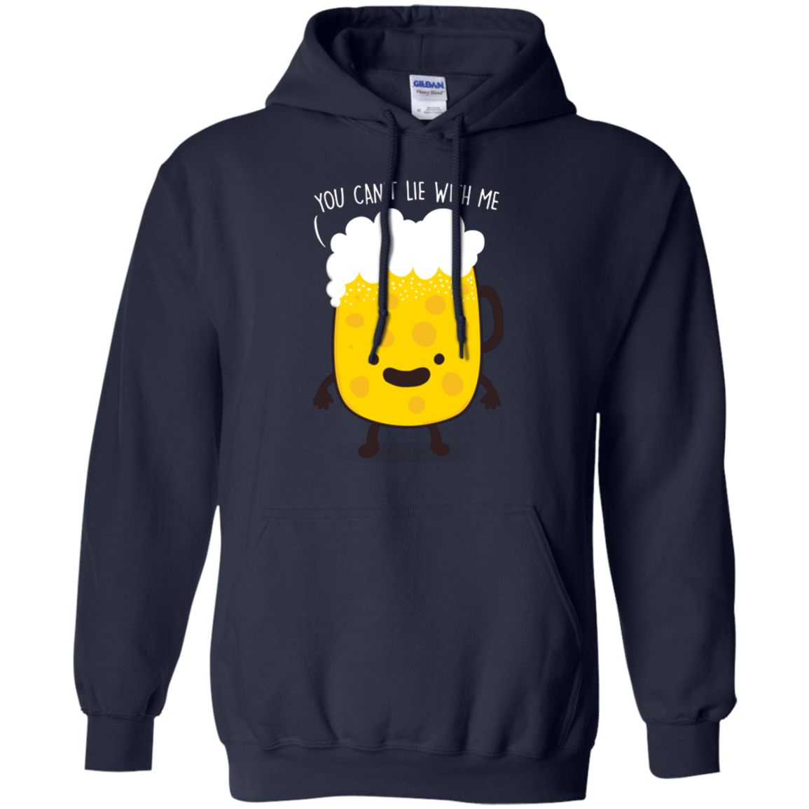 Sweatshirts Navy / Small Beerfull Pullover Hoodie