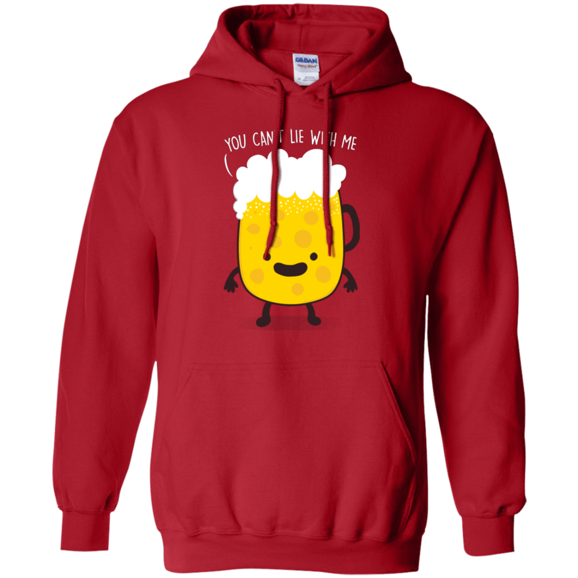 Sweatshirts Red / Small Beerfull Pullover Hoodie