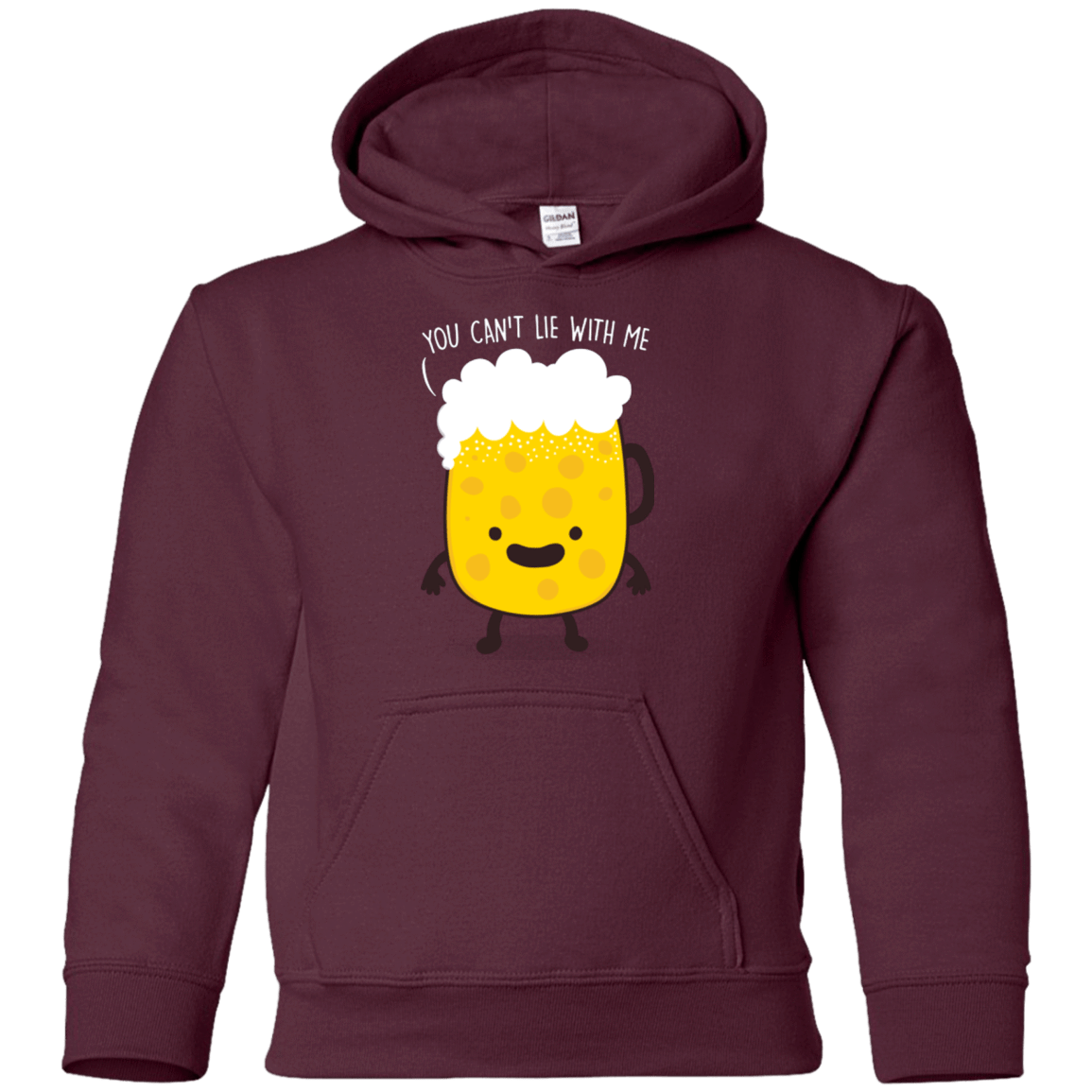 Sweatshirts Maroon / YS Beerfull Youth Hoodie