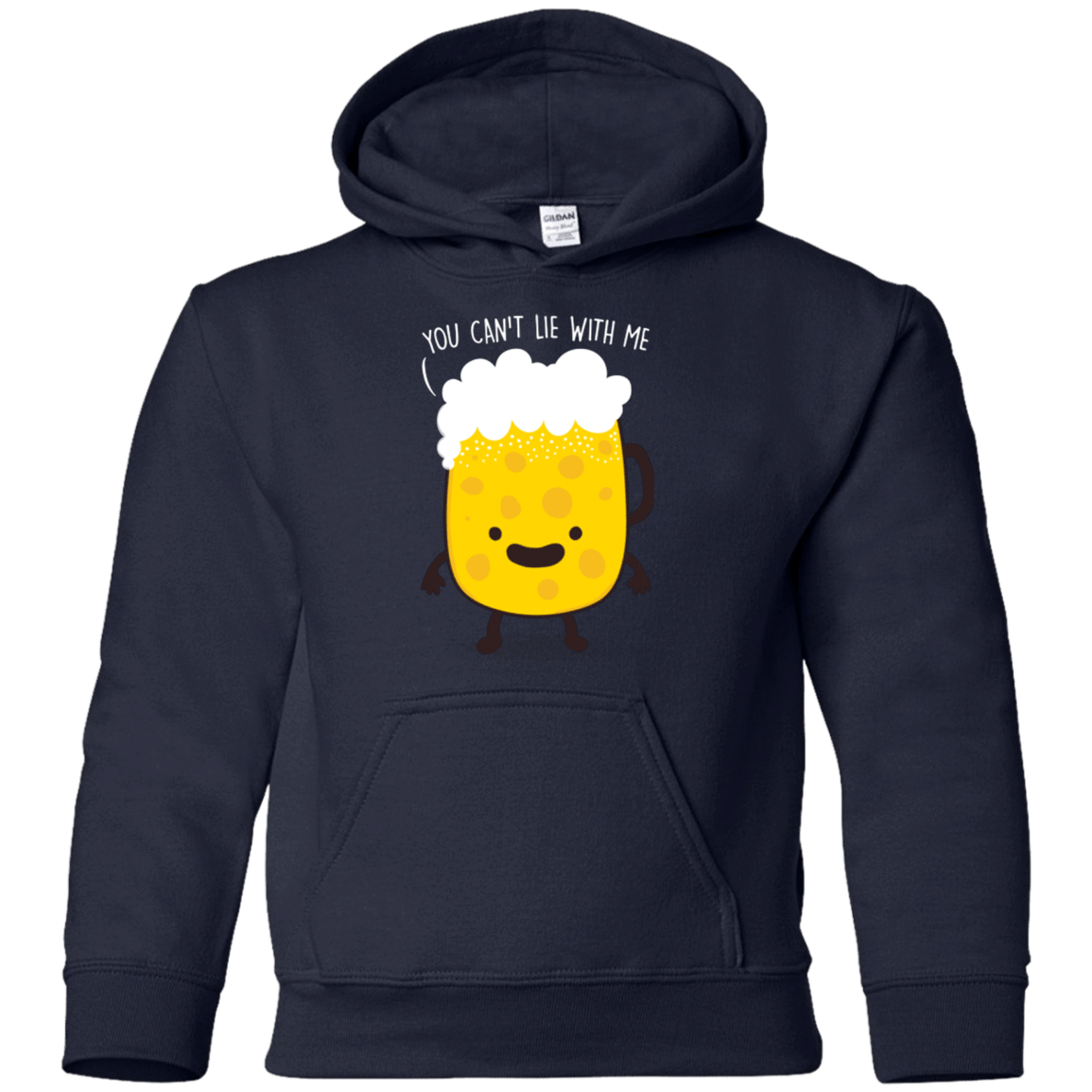 Sweatshirts Navy / YS Beerfull Youth Hoodie