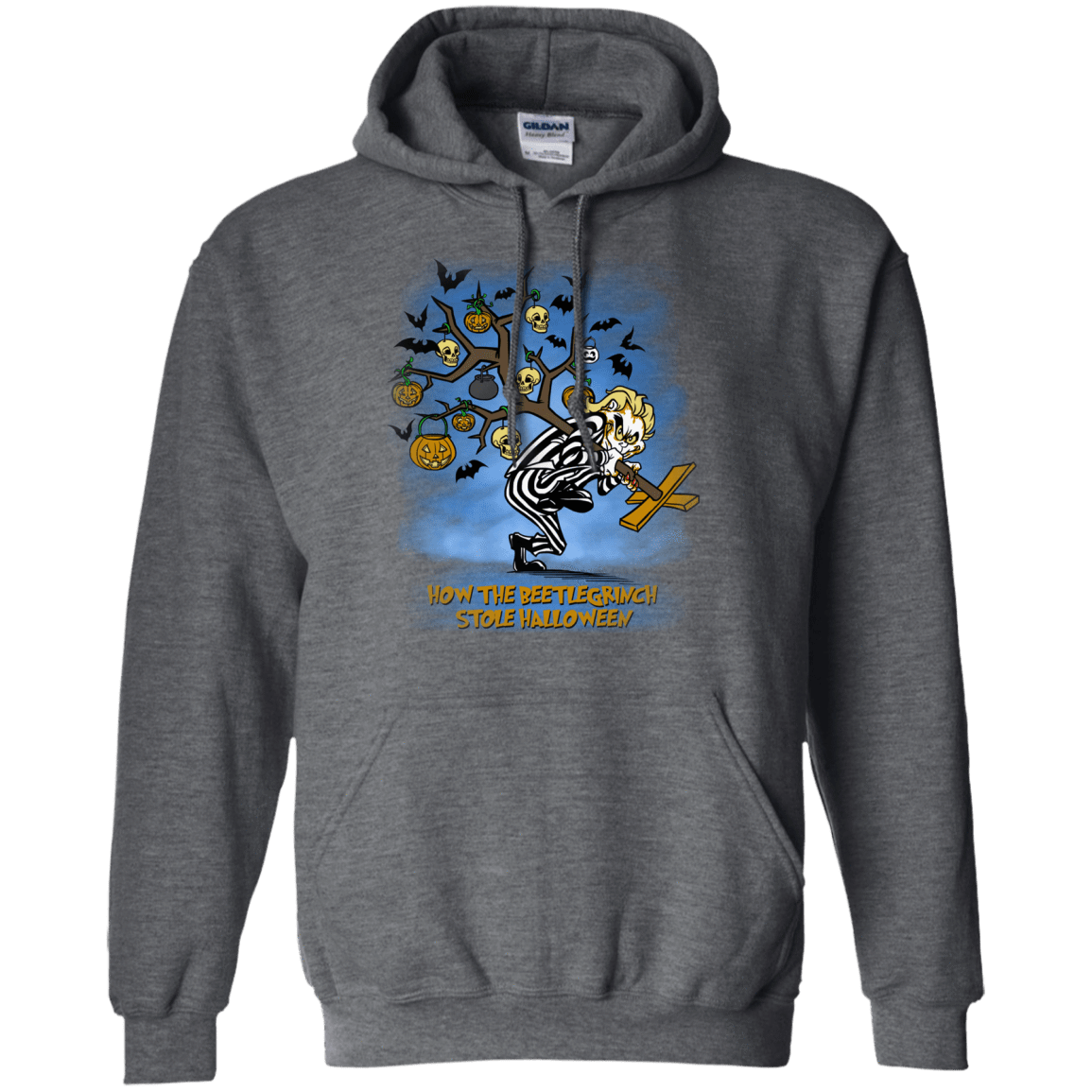 Sweatshirts Dark Heather / Small Beetlegrinch Pullover Hoodie