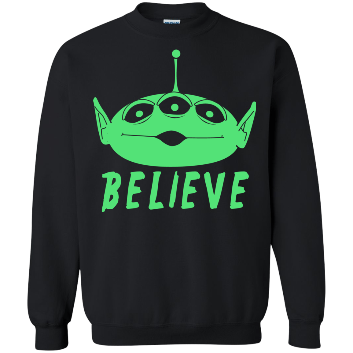Sweatshirts Black / S Believe Crewneck Sweatshirt