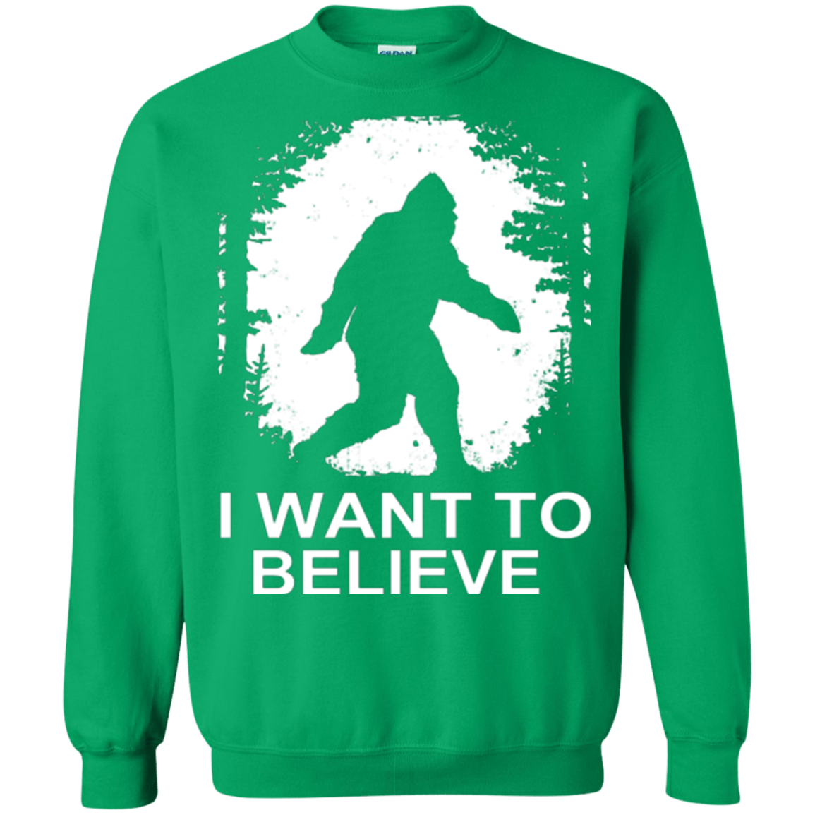 Sweatshirts Irish Green / Small Believe Crewneck Sweatshirt