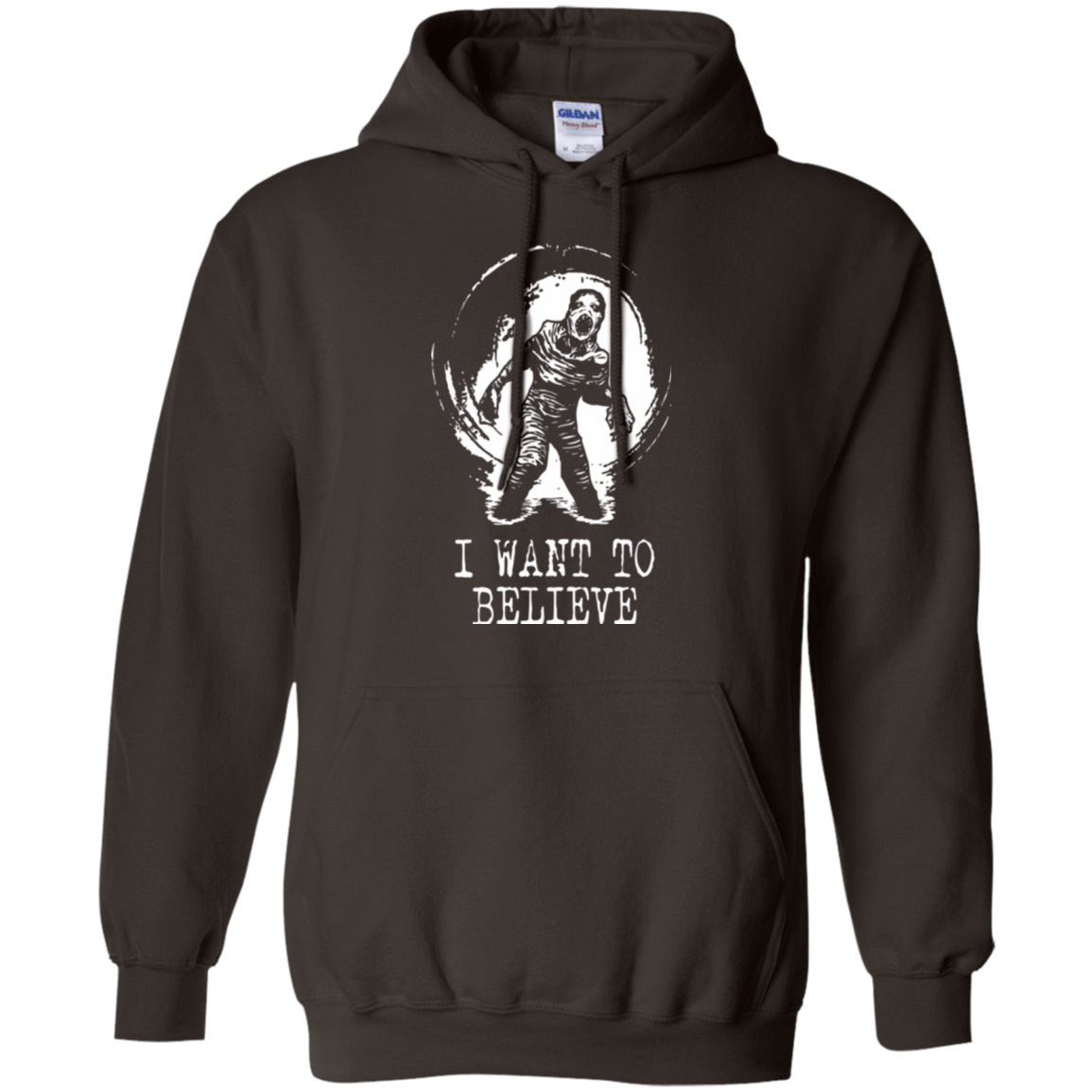 Sweatshirts Dark Chocolate / Small Believe in Flukeman Pullover Hoodie