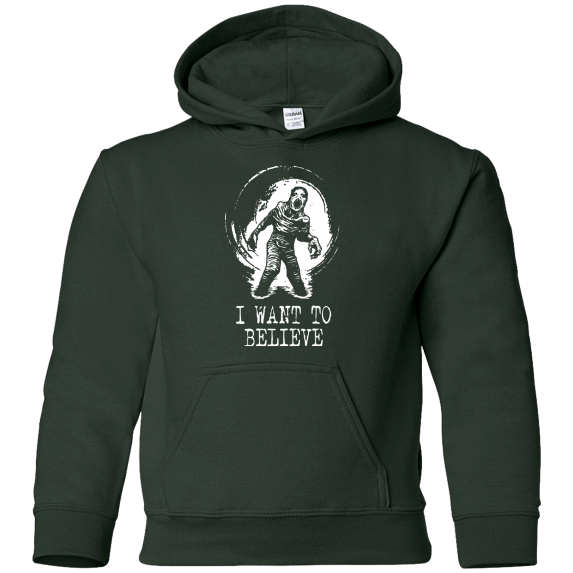 Sweatshirts Forest Green / YS Believe in Flukeman Youth Hoodie