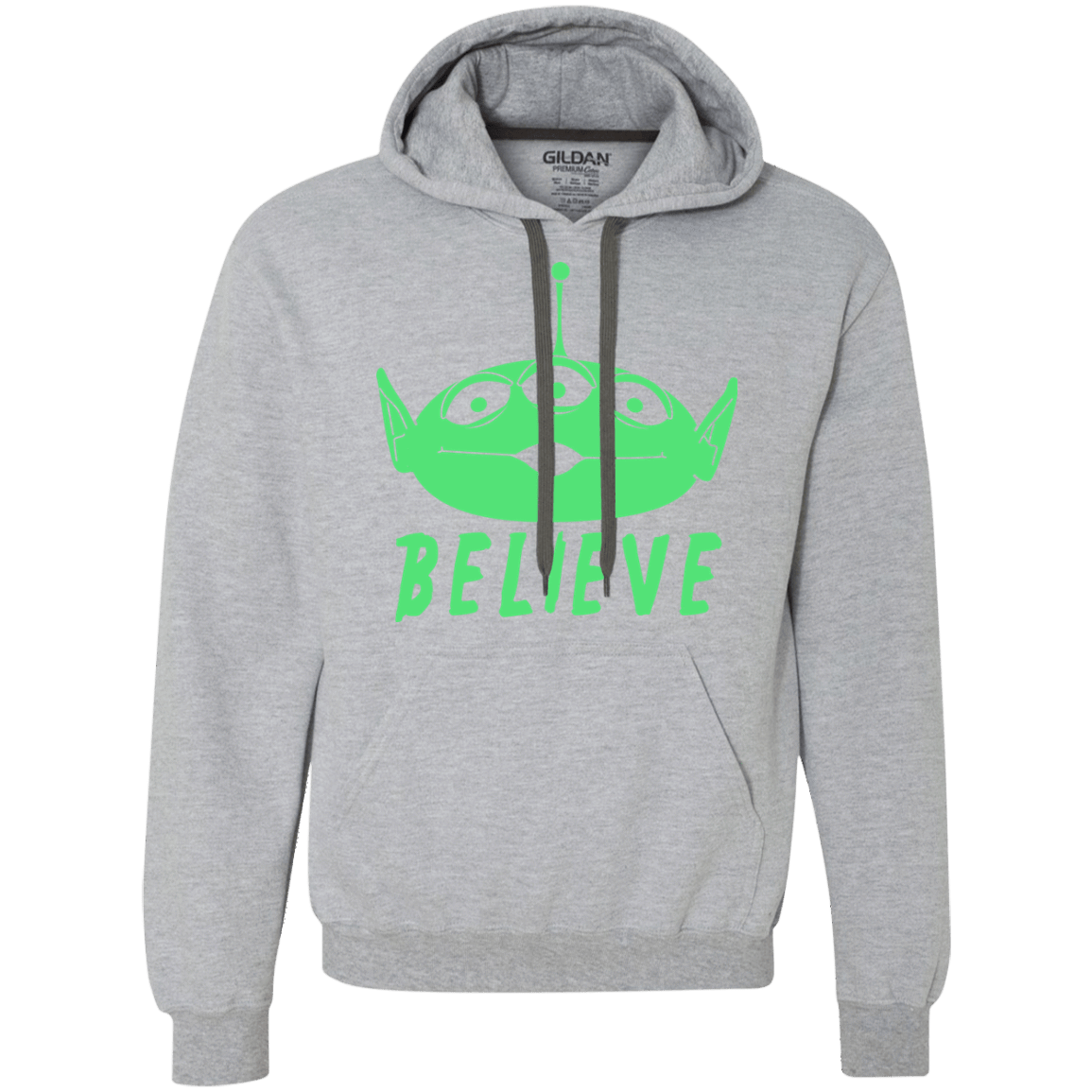 Sweatshirts Sport Grey / S Believe Premium Fleece Hoodie