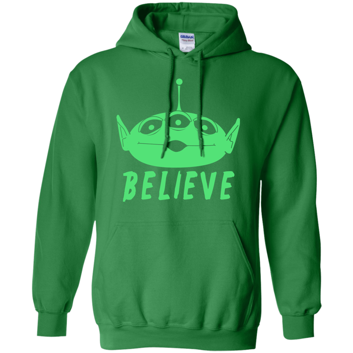 Sweatshirts Irish Green / S Believe Pullover Hoodie