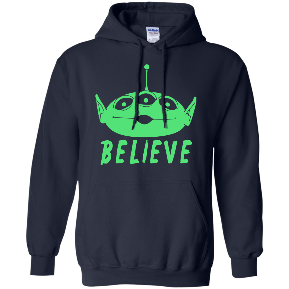 Sweatshirts Navy / S Believe Pullover Hoodie