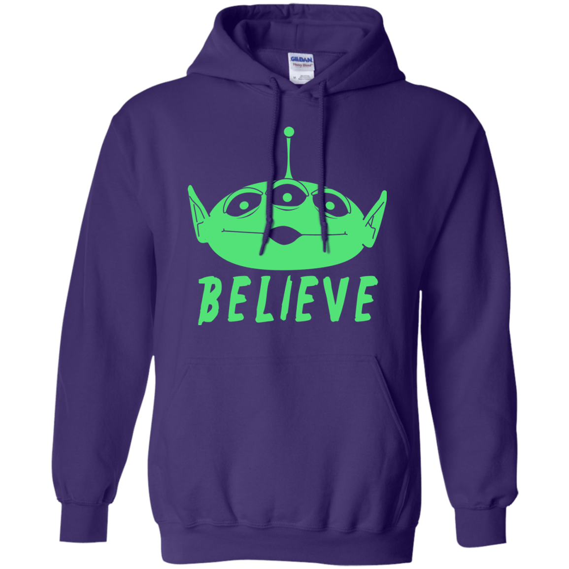 Sweatshirts Purple / S Believe Pullover Hoodie