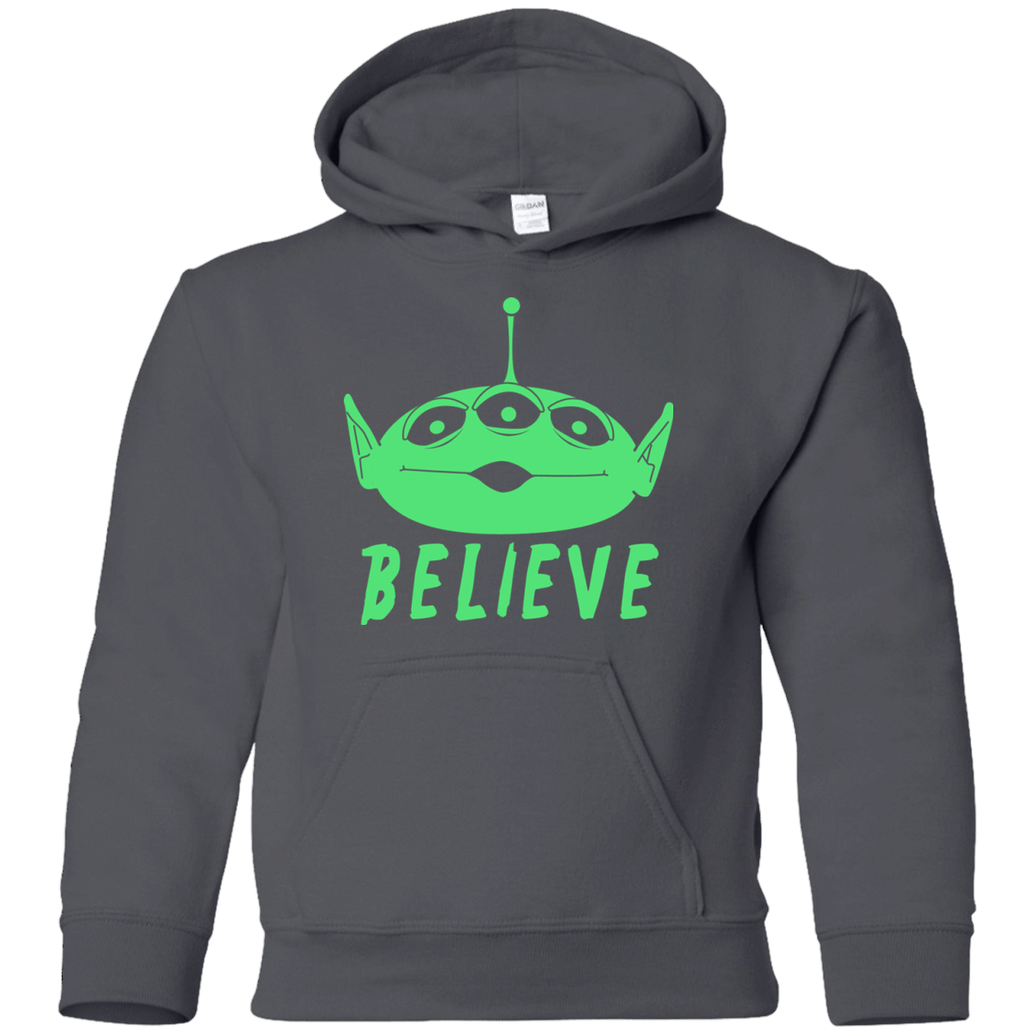 Sweatshirts Charcoal / YS Believe Youth Hoodie