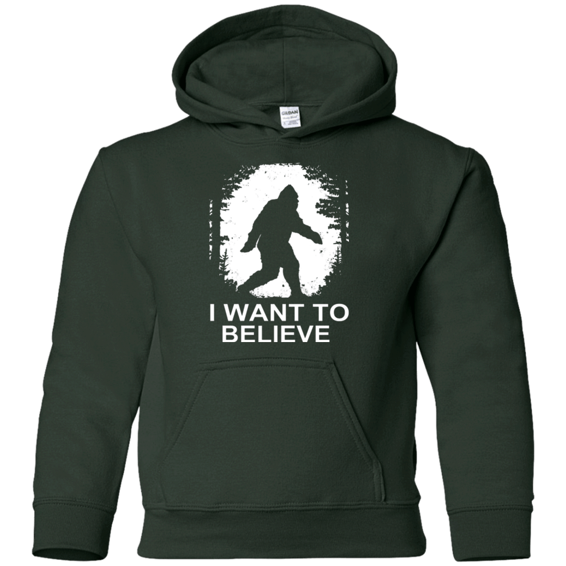 Sweatshirts Forest Green / YS Believe Youth Hoodie