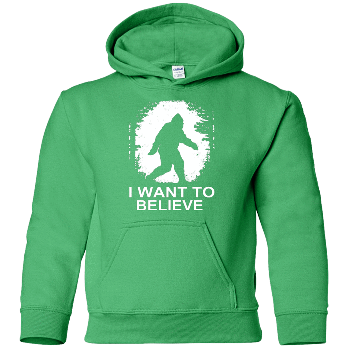 Sweatshirts Irish Green / YS Believe Youth Hoodie
