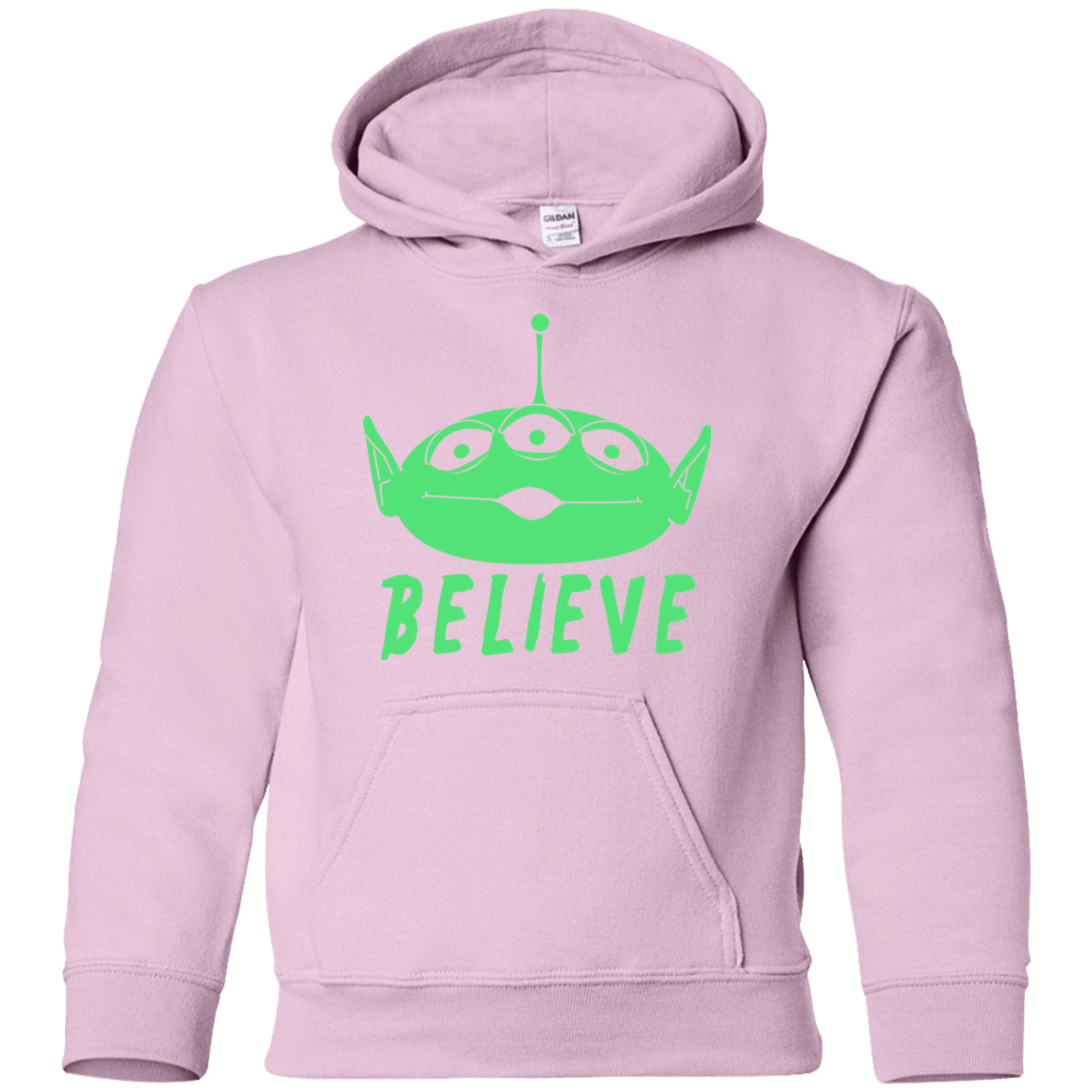Sweatshirts Light Pink / YS Believe Youth Hoodie