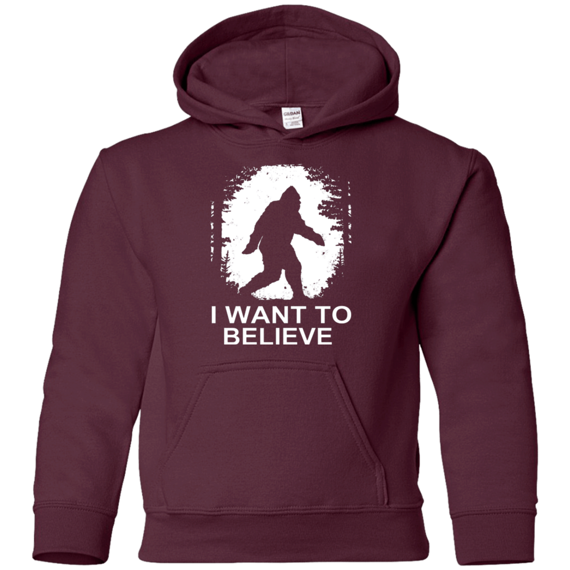 Sweatshirts Maroon / YS Believe Youth Hoodie