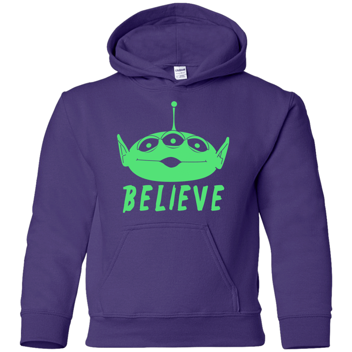 Sweatshirts Purple / YS Believe Youth Hoodie