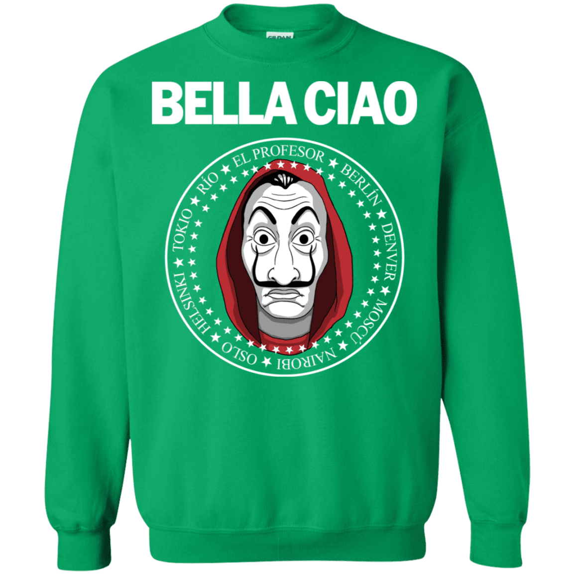 Sweatshirts Irish Green / S Bella Ciao Crewneck Sweatshirt