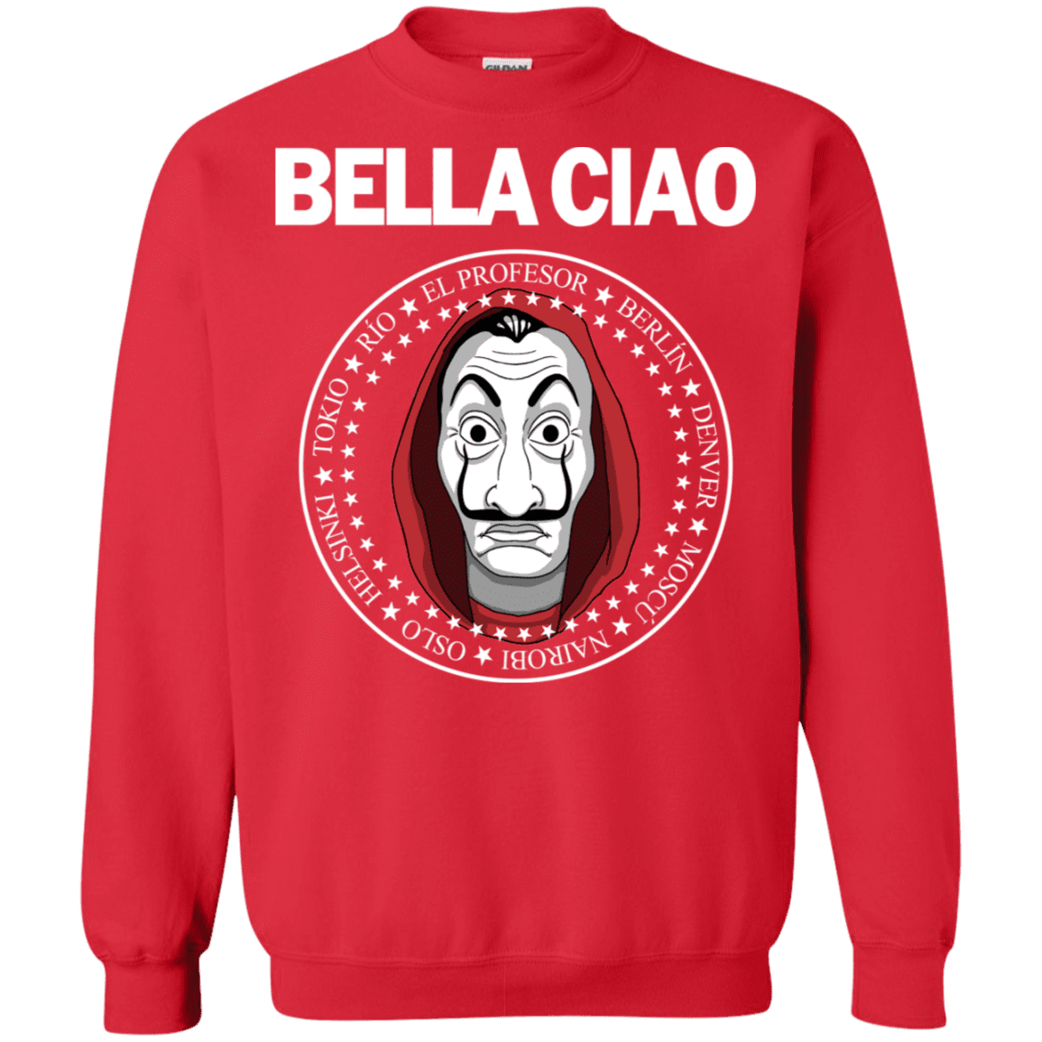 Sweatshirts Red / S Bella Ciao Crewneck Sweatshirt