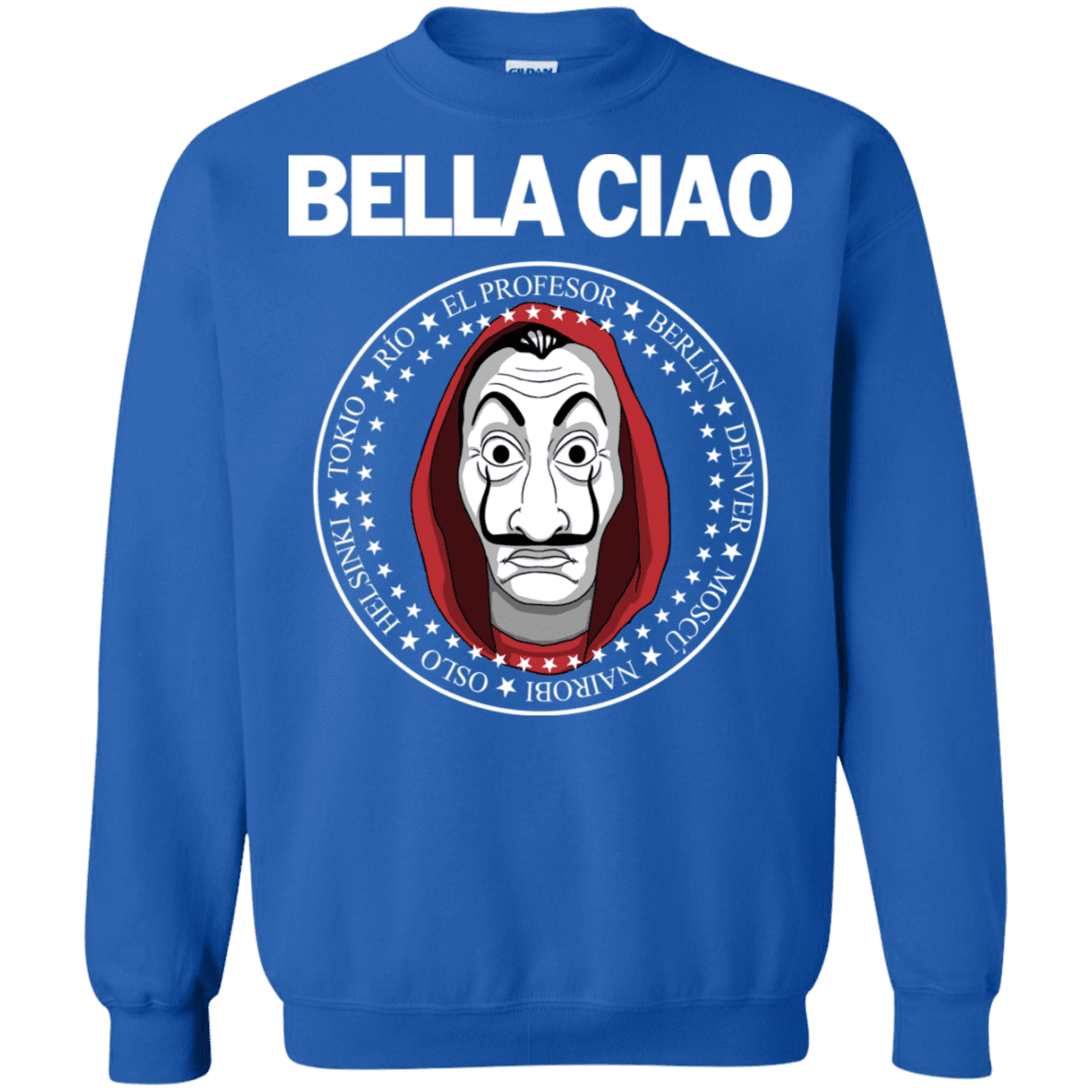 Sweatshirts Royal / S Bella Ciao Crewneck Sweatshirt