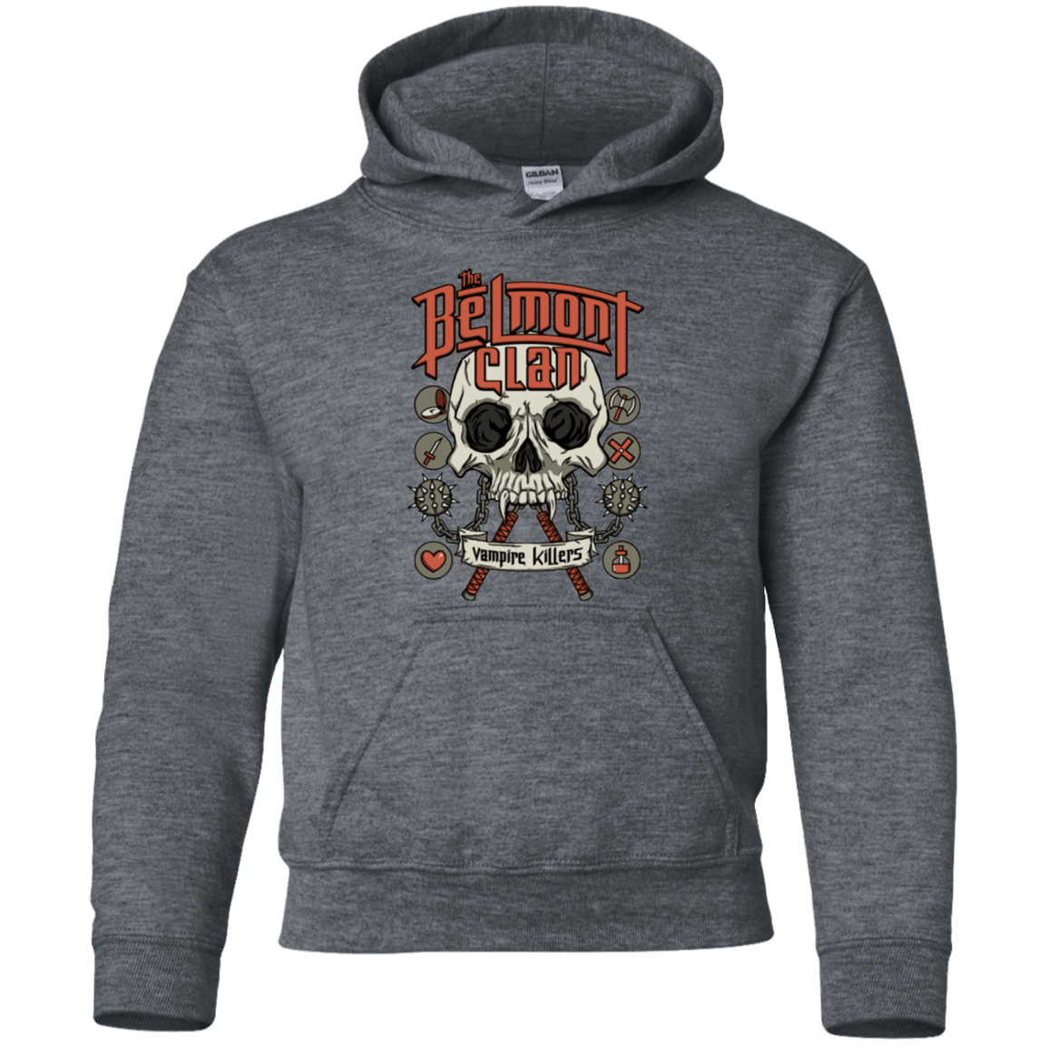 Sweatshirts Dark Heather / YS Belmont Clan Youth Hoodie