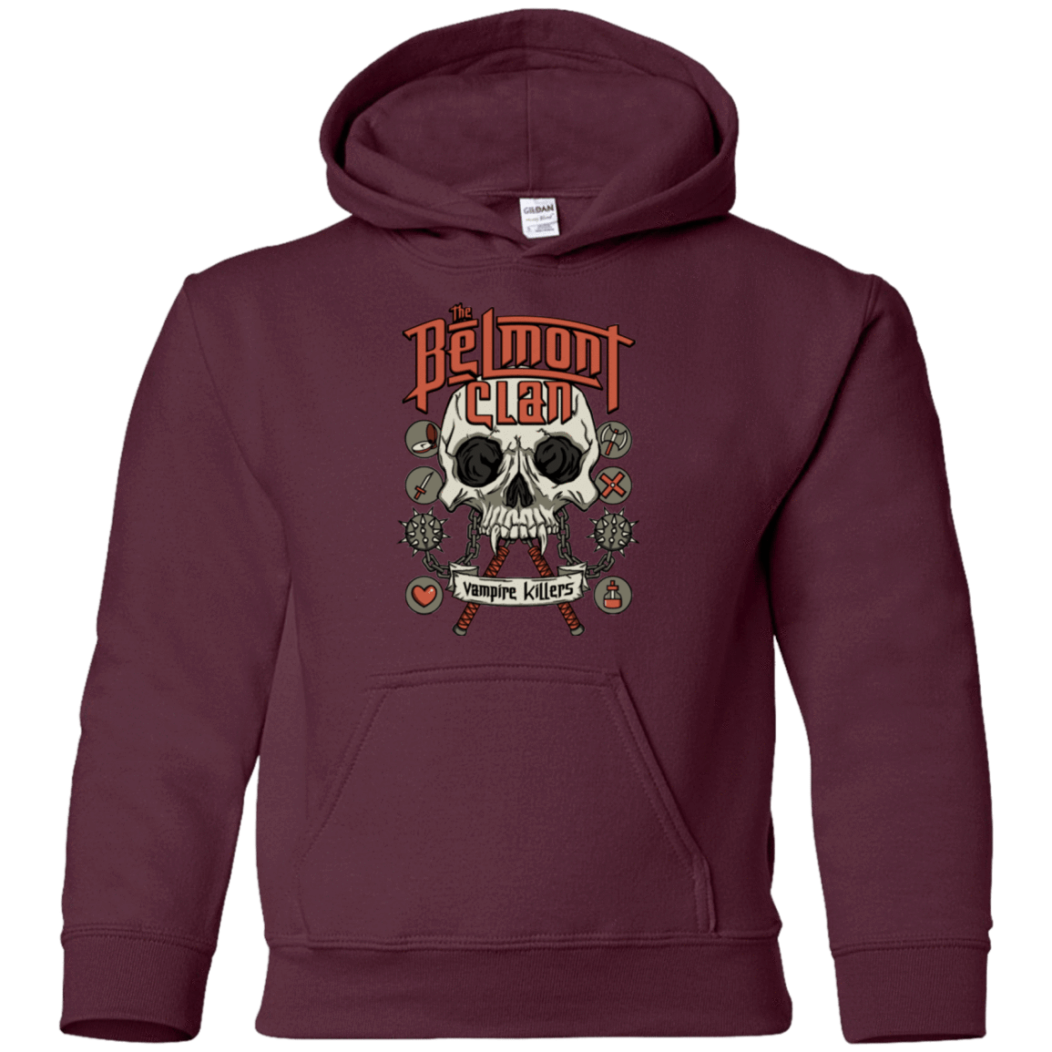 Sweatshirts Maroon / YS Belmont Clan Youth Hoodie