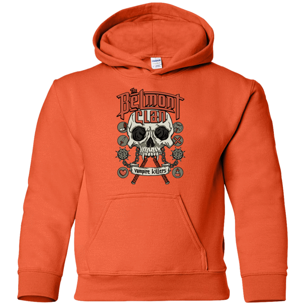 Sweatshirts Orange / YS Belmont Clan Youth Hoodie