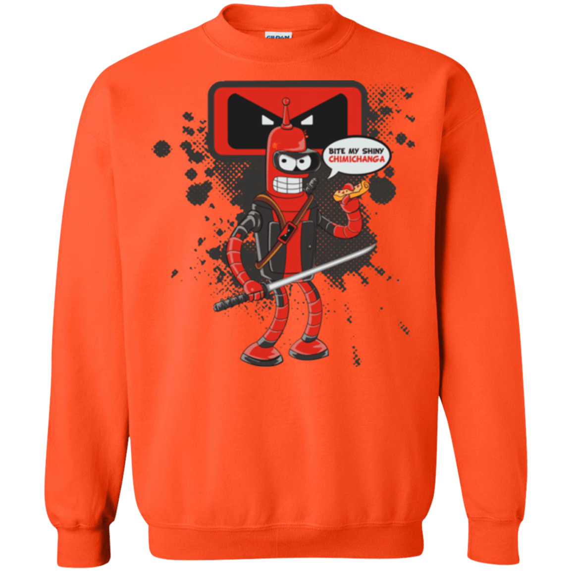 Sweatshirts Orange / Small Bending The Fourth Wall Crewneck Sweatshirt