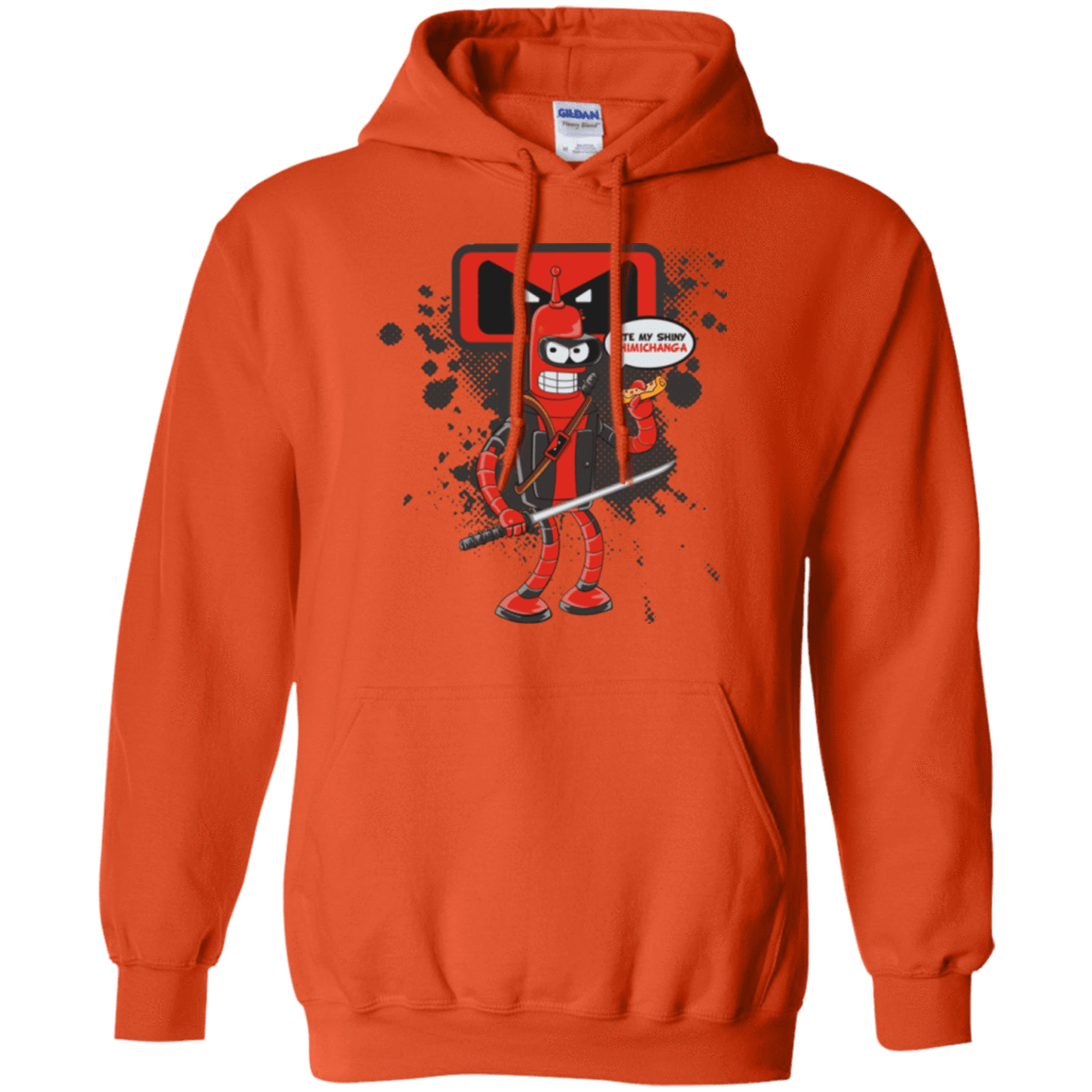 Sweatshirts Orange / Small Bending The Fourth Wall Pullover Hoodie