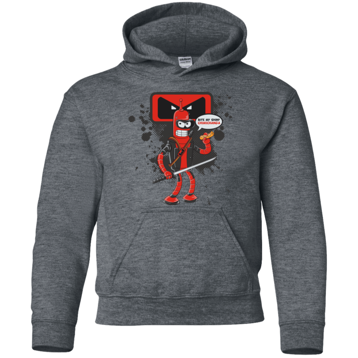 Sweatshirts Dark Heather / YS Bending The Fourth Wall Youth Hoodie