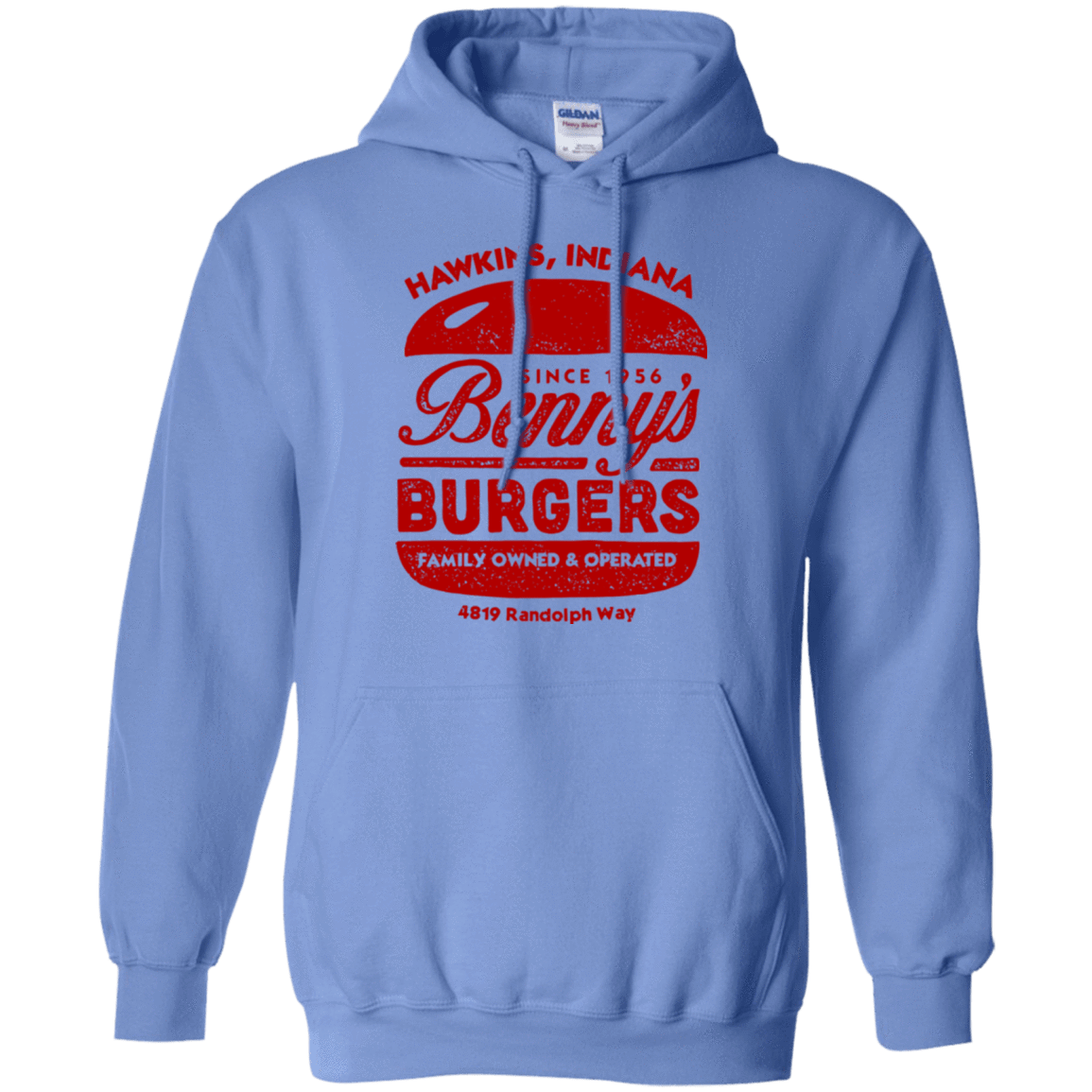 Sweatshirts Carolina Blue / Small Benny's Burgers Pullover Hoodie