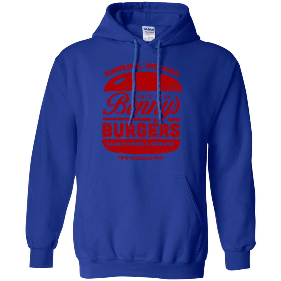Sweatshirts Royal / Small Benny's Burgers Pullover Hoodie