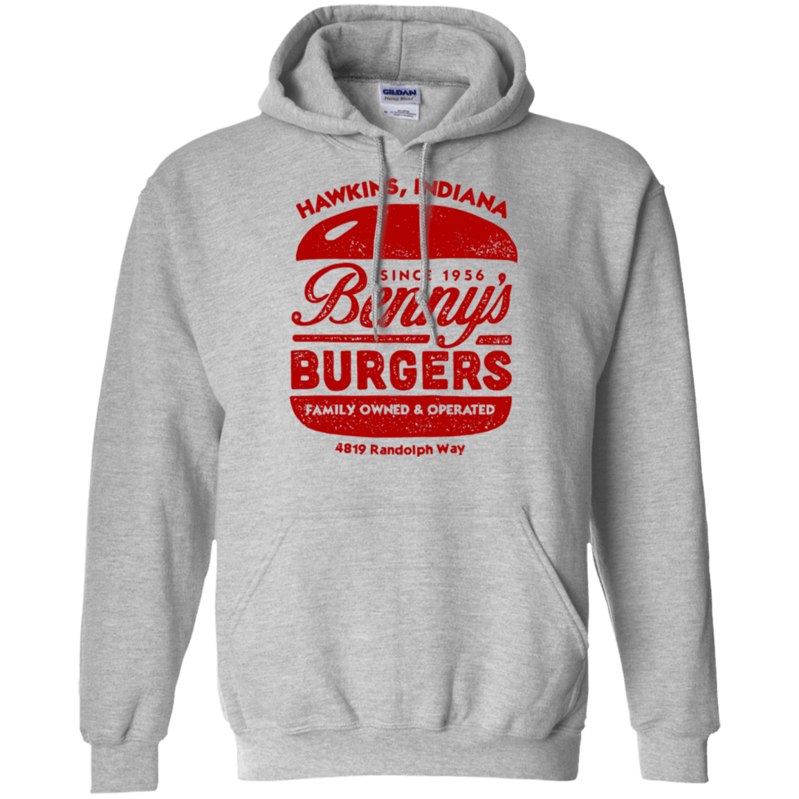 Sweatshirts Sport Grey / Small Benny's Burgers Pullover Hoodie