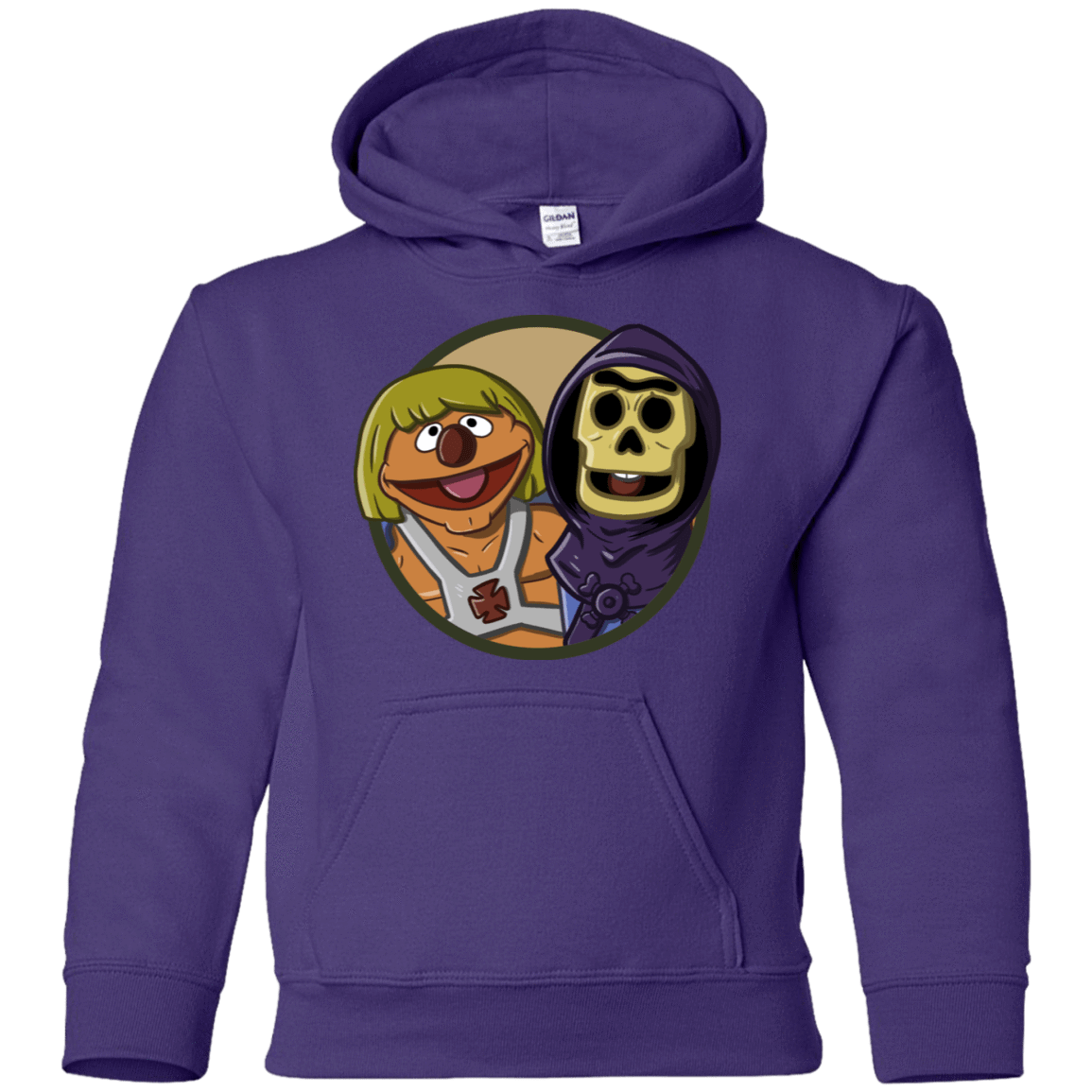 Sweatshirts Purple / YS Bert and Ernie Youth Hoodie