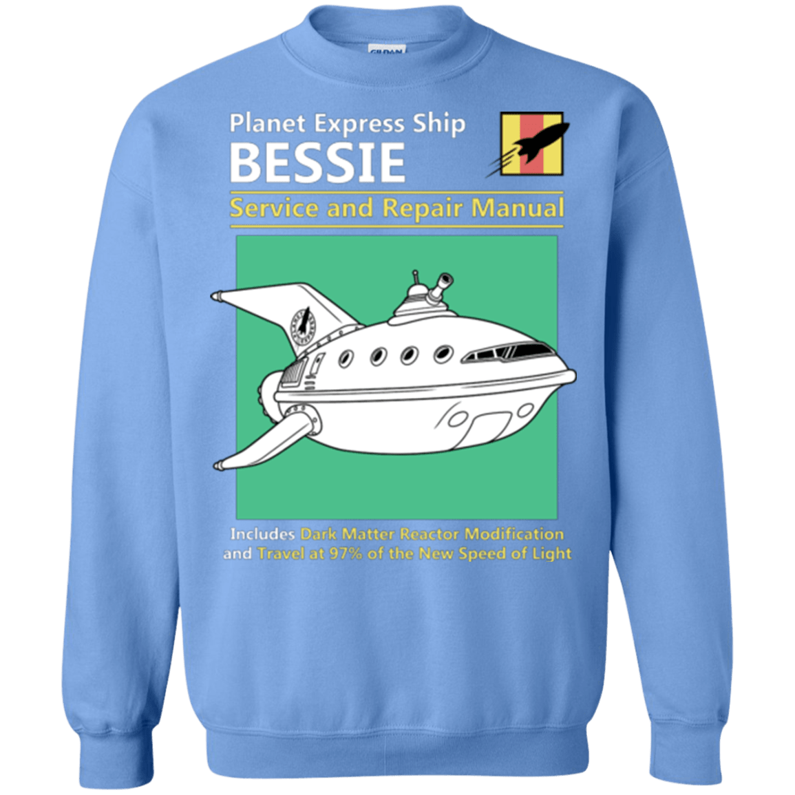 Sweatshirts Carolina Blue / Small Bessie Service and Repair Manual Crewneck Sweatshirt