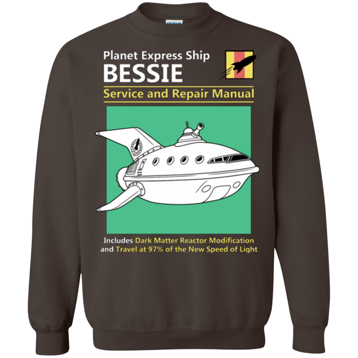 Sweatshirts Dark Chocolate / Small Bessie Service and Repair Manual Crewneck Sweatshirt