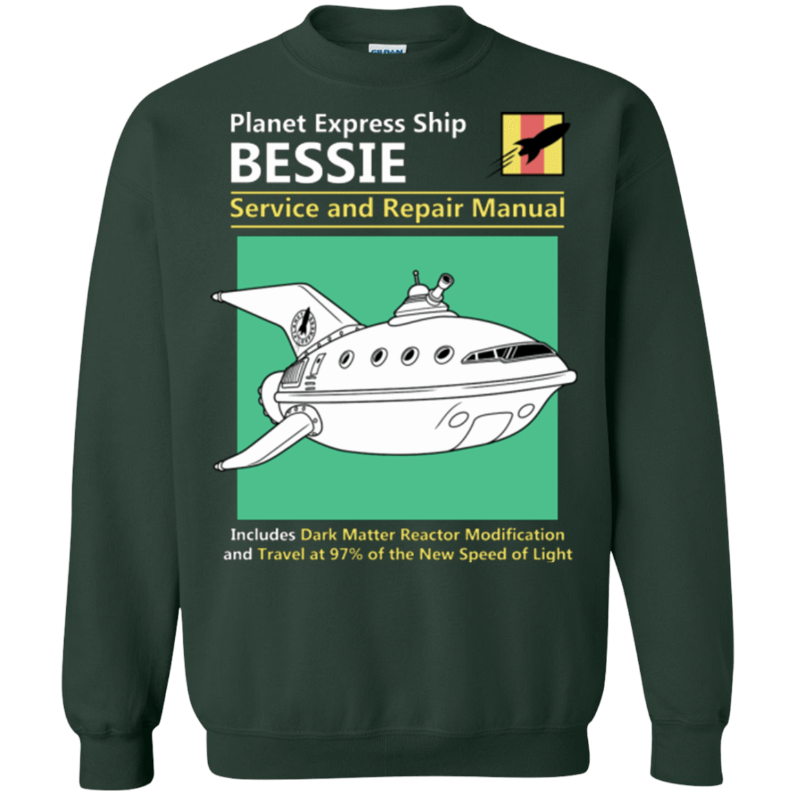 Sweatshirts Forest Green / Small Bessie Service and Repair Manual Crewneck Sweatshirt
