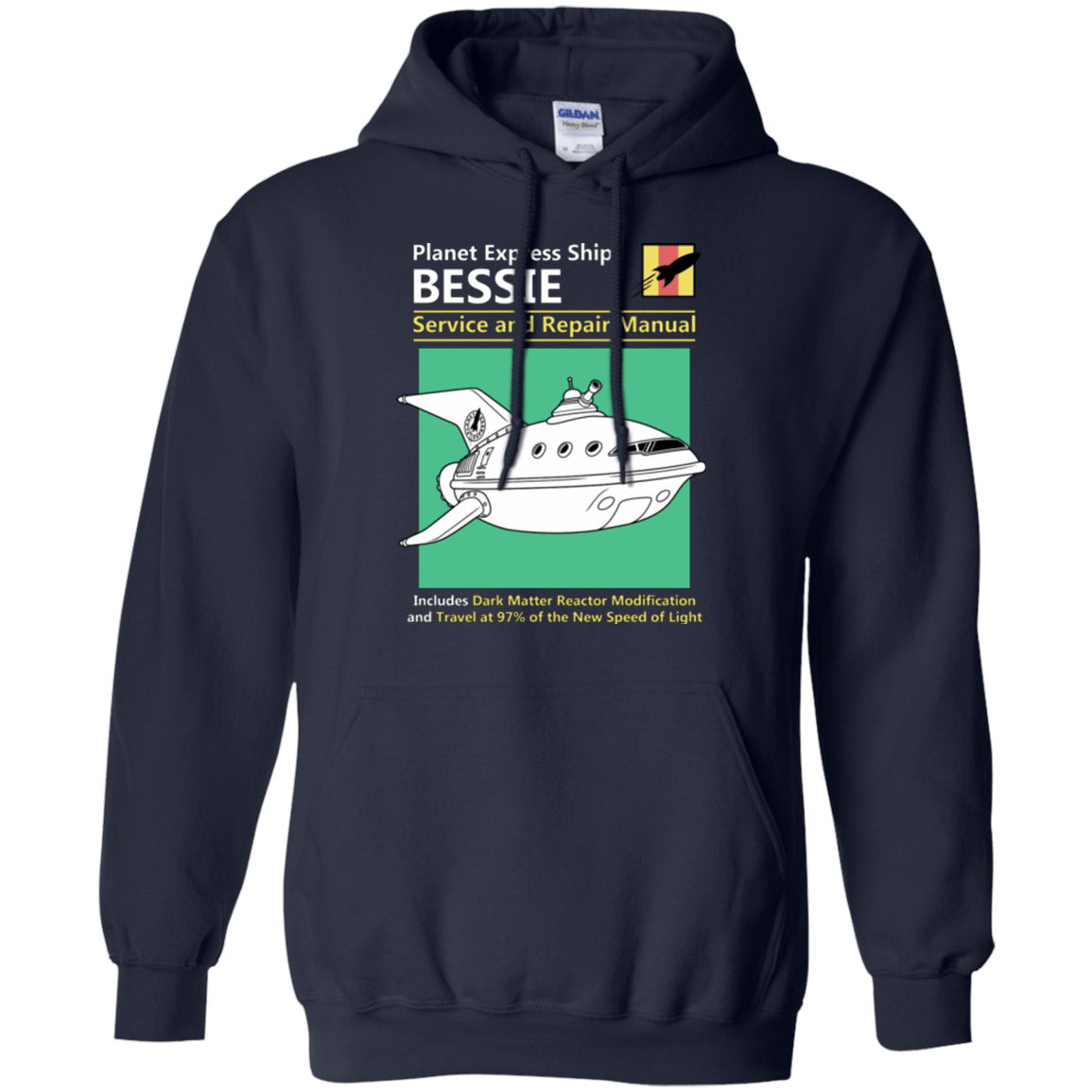 Sweatshirts Navy / Small Bessie Service and Repair Manual Pullover Hoodie