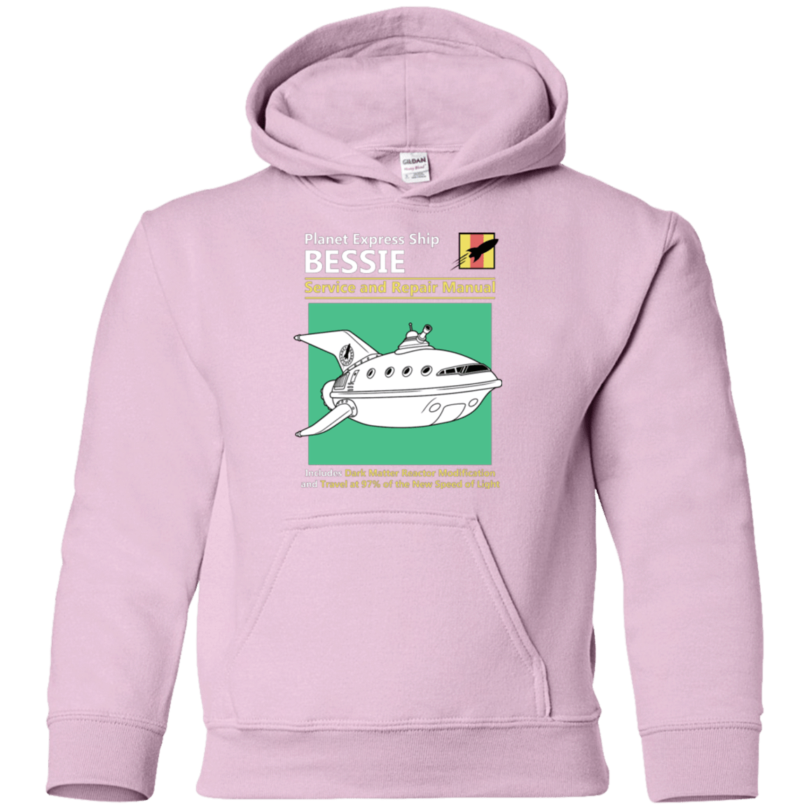 Sweatshirts Light Pink / YS Bessie Service and Repair Manual Youth Hoodie