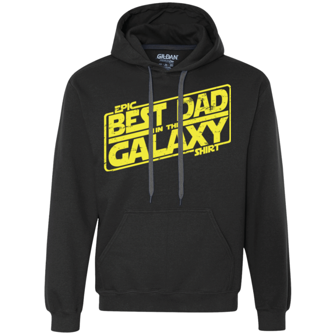 Sweatshirts Black / Small Best Dad in the Galaxy Premium Fleece Hoodie