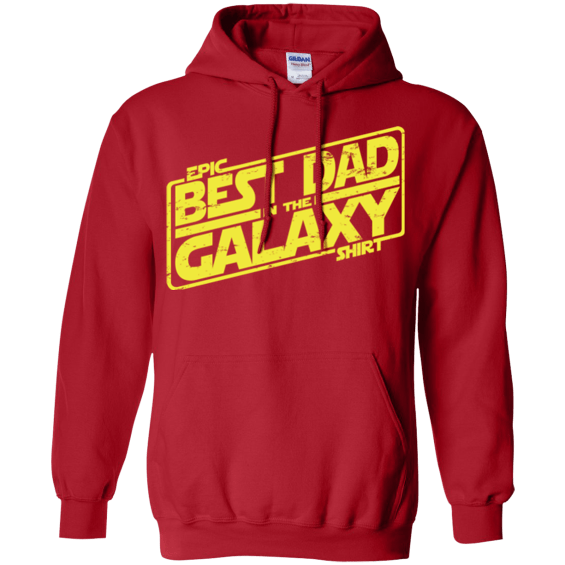 Best Dad in the Galaxy Pullover Hoodie