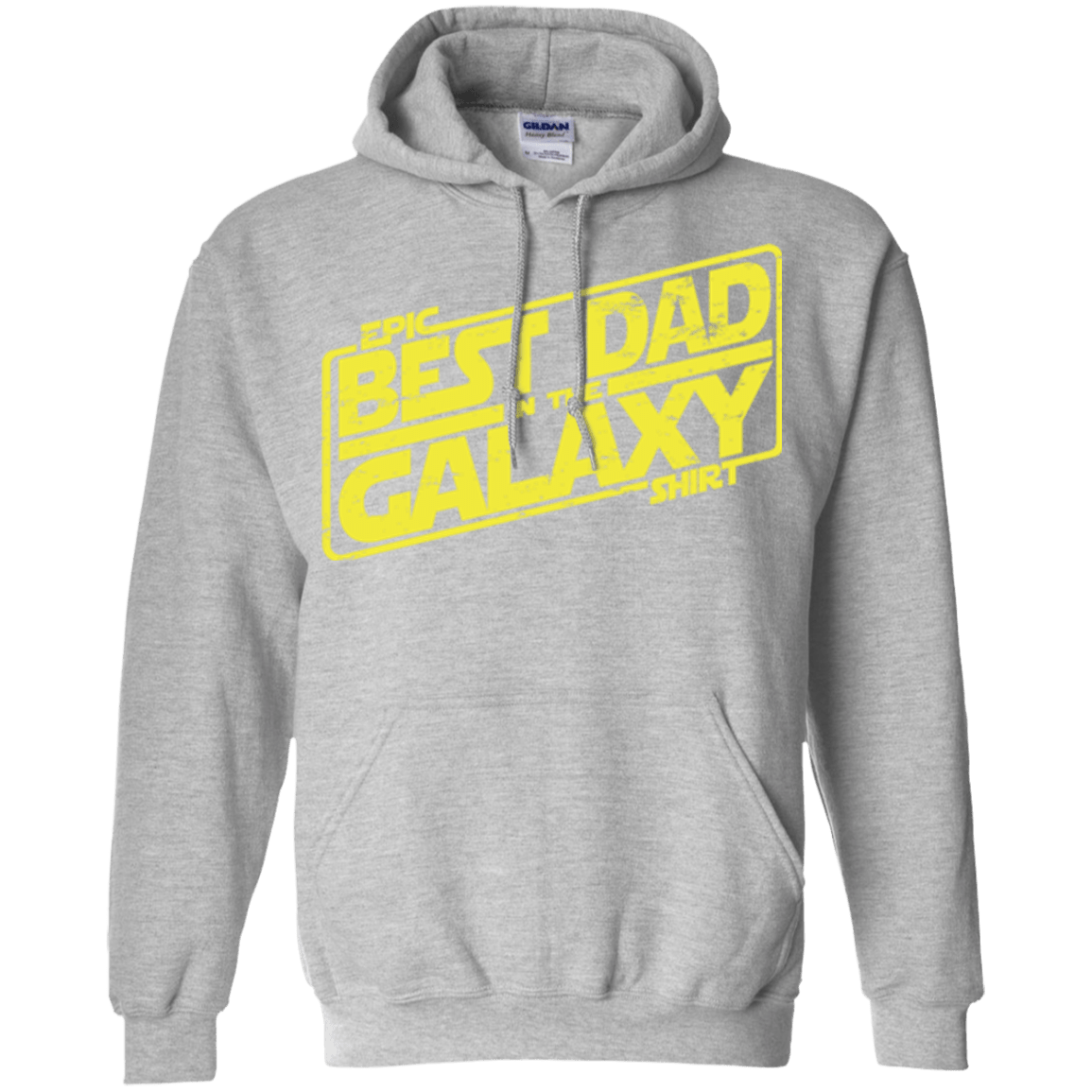 Sweatshirts Sport Grey / Small Best Dad in the Galaxy Pullover Hoodie