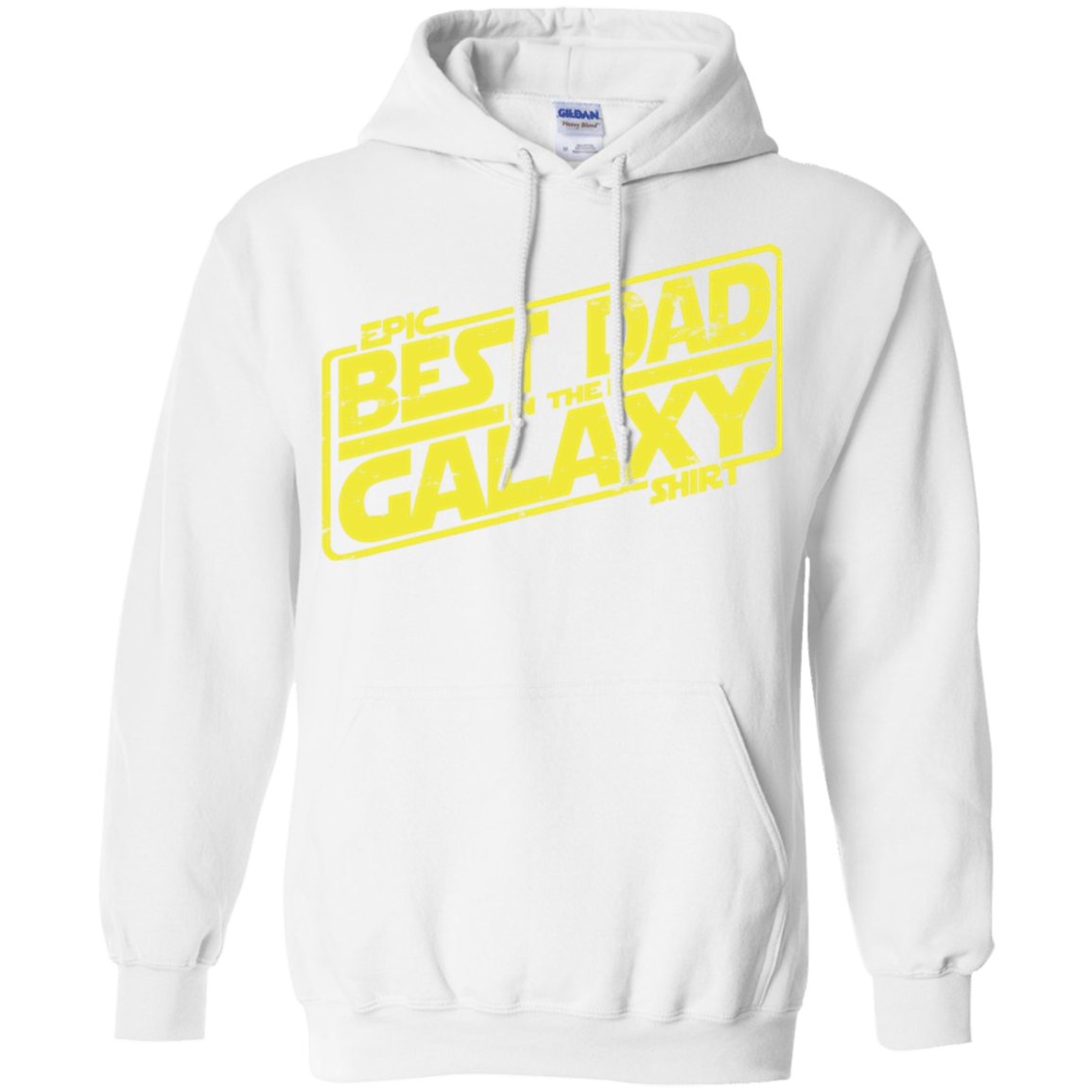 Sweatshirts White / Small Best Dad in the Galaxy Pullover Hoodie