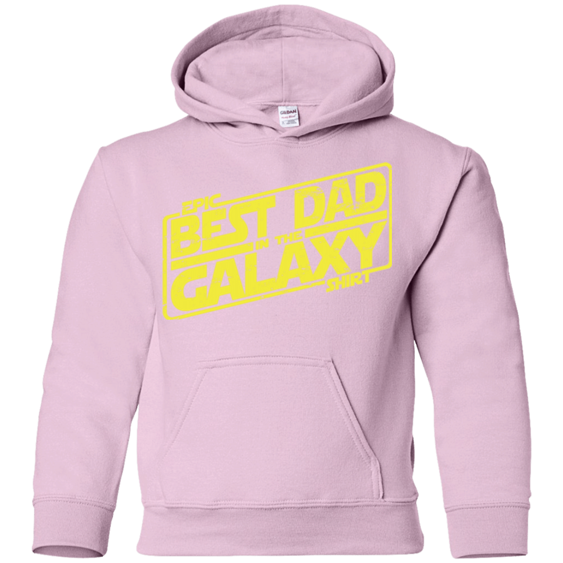 Sweatshirts Light Pink / YS Best Dad in the Galaxy Youth Hoodie