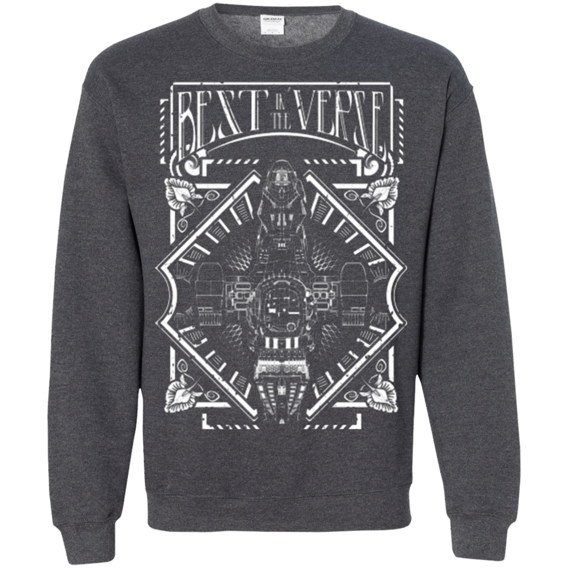 Sweatshirts Dark Heather / Small Best in the Verse Crewneck Sweatshirt