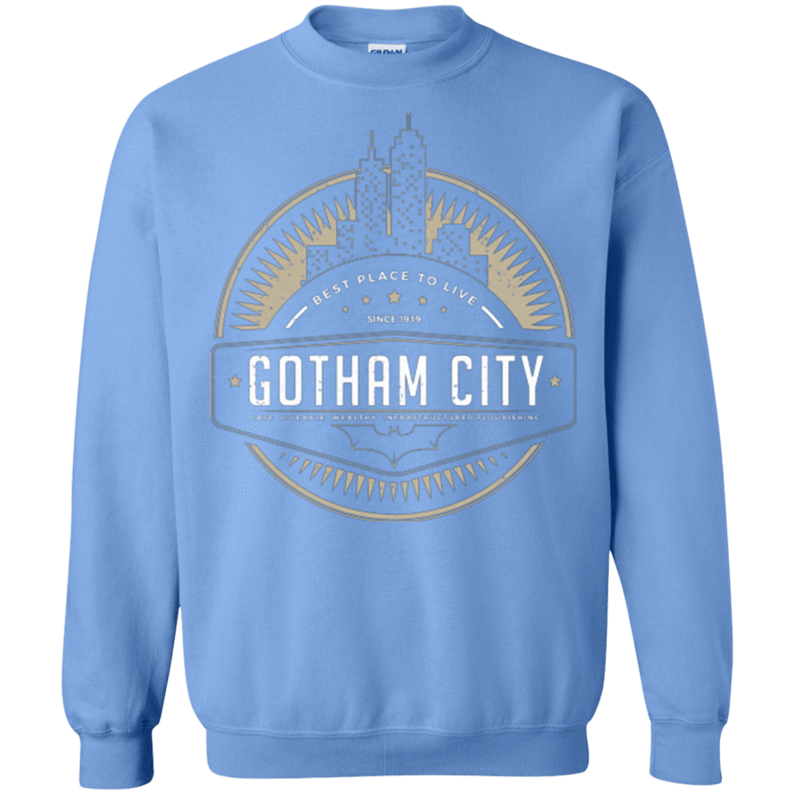 Sweatshirts Carolina Blue / Small Best Place To Live Crewneck Sweatshirt