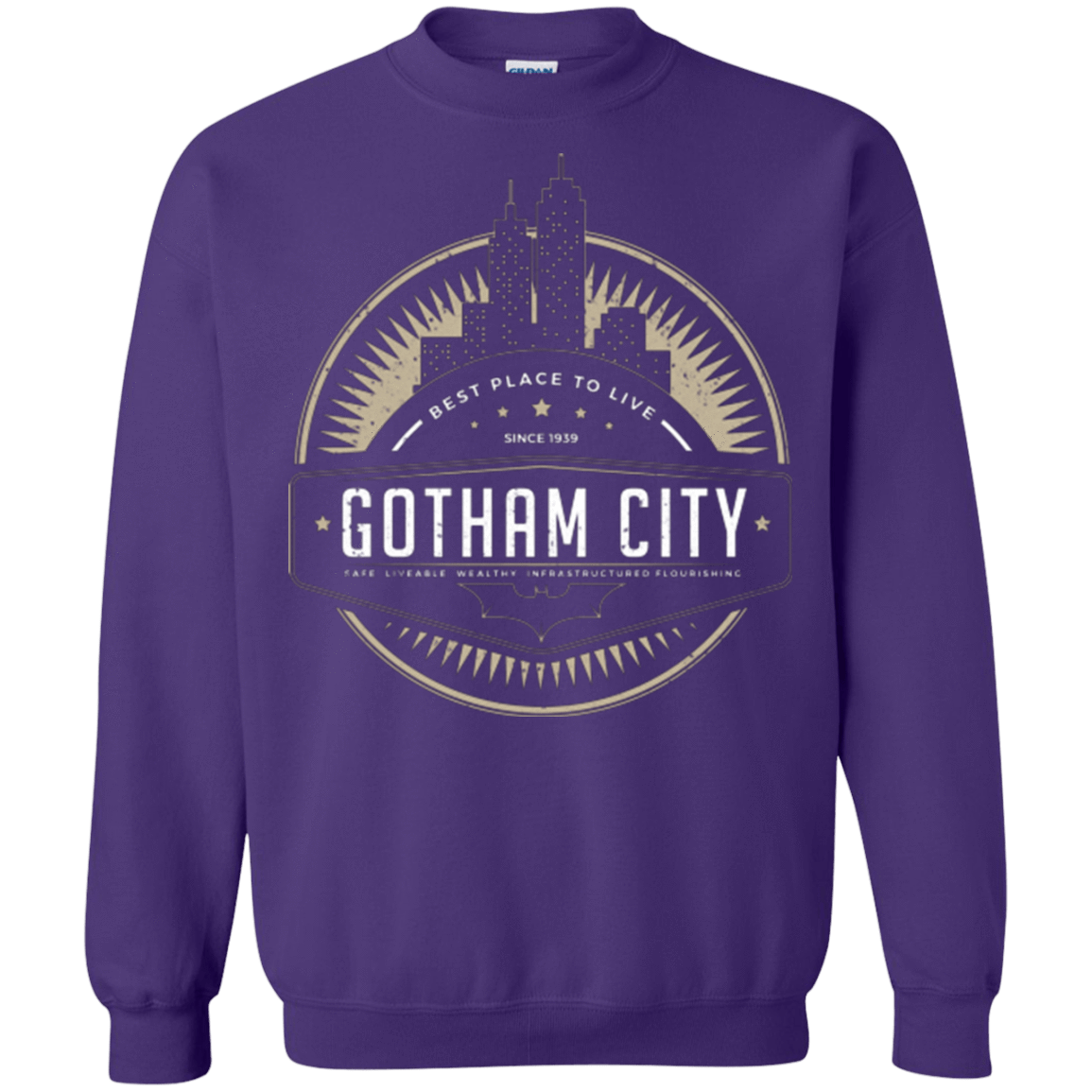 Sweatshirts Purple / Small Best Place To Live Crewneck Sweatshirt