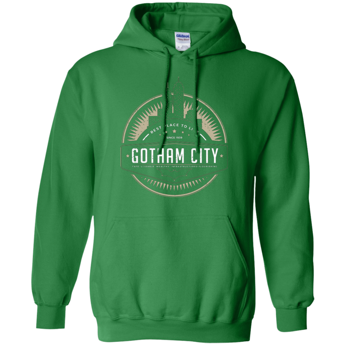 Sweatshirts Irish Green / Small Best Place To Live Pullover Hoodie