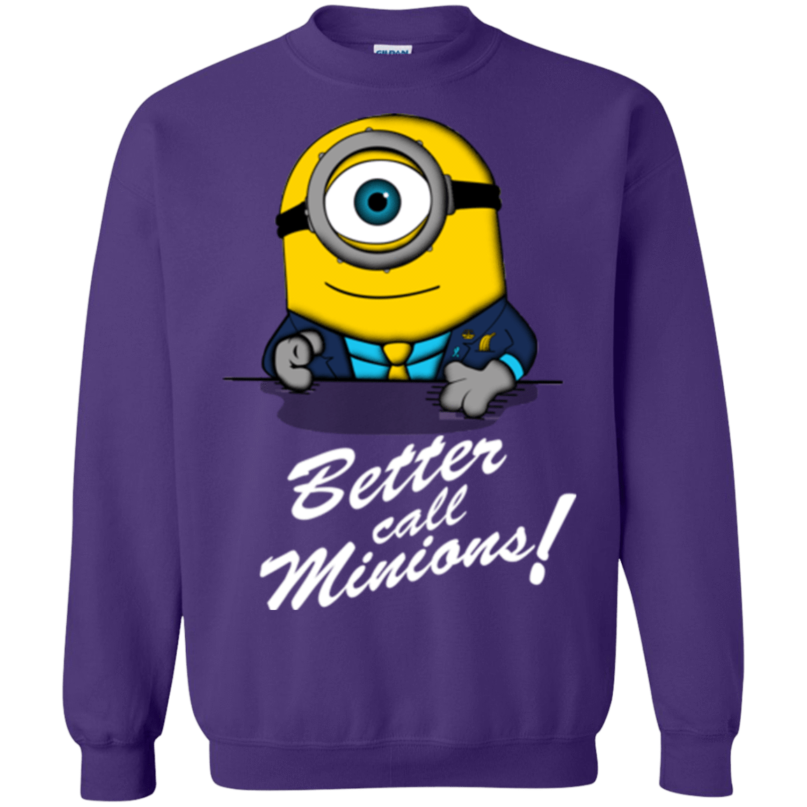 Sweatshirts Purple / Small Better Call Minons Crewneck Sweatshirt